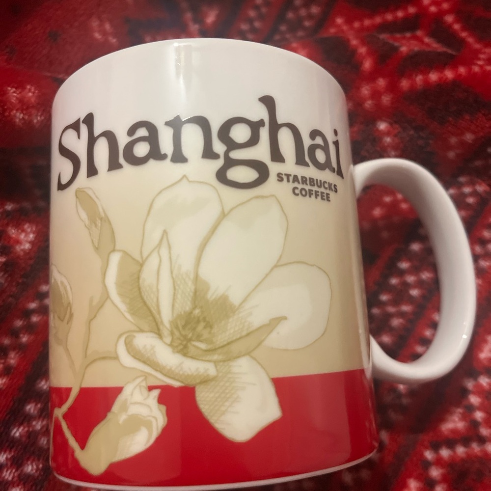 Starbucks Shanghai Mug with Floral Design